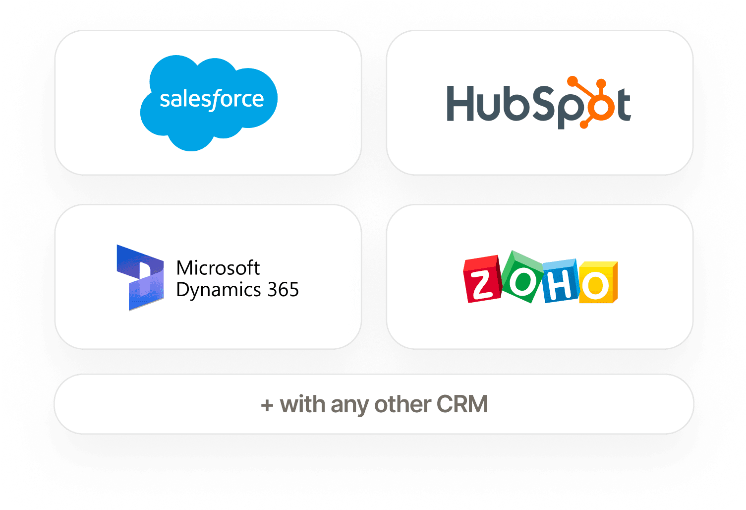 CRM and sales platform integration illustration